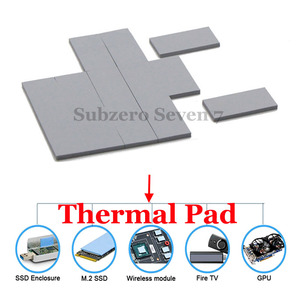 Almohadilla Térmica SUBZERO SEVEN 7 <span class=keywords><strong>de</strong></span> 20W/mk, 0.5-3mm, <span class=keywords><strong>de</strong></span> Silicona No Conductiva, Suave, con Doble Película Autoadhesiva para <span class=keywords><strong>PC</strong></span>, PS5, SSD, <span class=keywords><strong>GPU</strong></span> - Product Image 5