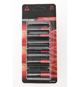 Batterie au carbone-zinc AA UM3 1,5 V R6 à haute puissance, super résistante, avec gaine en PVC, pour jouets, télécommandes - Product Image 4