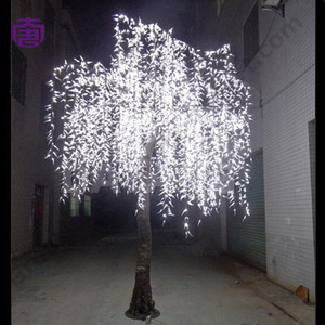Árbol de Luz LED de Plástico Luminoso con Ramas Colgantes Brillantes para Decoración de Interiores y Exteriores en Festivales - Product Image 4