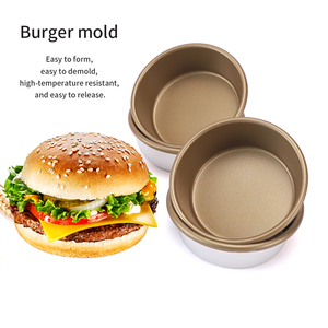 4 inch tay kéo Bun Nồi chiên không khí khuôn bánh không dính Cheesecake và chiên trứng công cụ khuôn bánh công cụ - Product Image 4