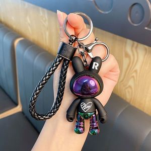 พวงกุญแจกระต่ายนักบินอวกาศการ์ตูนน่ารัก ตุ๊กตากระต่ายตลกๆ ของขวัญสำหรับเด็ก ผู้หญิง ผู้ชาย ขายส่งจำนวนมาก - Product Image 4