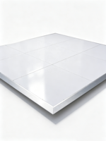 Piste de danse portable blanche personnalisée en usine pour mariage, décoration de mariage, scène de fête