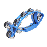 Colorful Fish-Shaped Tambourine Wholesale Plastic Percussion Instrument Multi-Color Options Stringed Parts Accessories