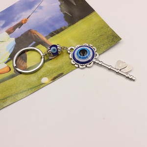 Special <strong>Key</strong> Chain Semi-handmade Artistic <strong>Strange</strong> Devil's Eye Woven Rope Semi-finished Creative Wind <strong>Key</strong> - Product Image 2