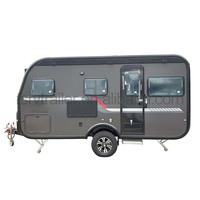 Petite caravane de camping OEM, camping-car, caravane avec un grand espace de rangement, mini caravane de voyage pour la famille