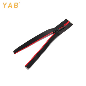 Gambero de moda <span class=keywords><strong>rojo</strong></span> Impresión de lado impermeable #5 cierre final de cremalleras - Product Image 1