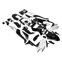 Nouvelle carénage avant complète en plastique ABS noir et blanc peint, remplacement d'usine SL, compatible avec Yamaha TMAX530 2017-2019
