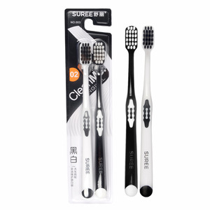Cepillo de Dientes Suree de Cerdas Suaves, Más de 10000 Cerdas Finas, Cuidado de Encías Sensibles, Cepillo de Dientes Manual para Adultos - Product Image 5