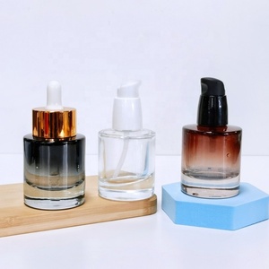 Luxury Screen Printing Cosmetic Packaging Serum Bottle High Quality Thick Bottom Glass Dropper Bottle 30ml 1oz for Facial Oil - Product Image 2