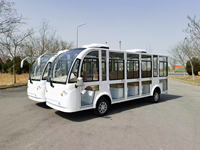 Autobús Eléctrico Profesional de Lujo para 14 Pasajeros, Moderno, para Transporte Turístico, Velocidad de 45 km/h, Autonomía de 80-100 KM
