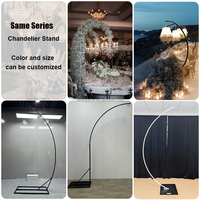 LEDA Nouvelle Arrivée Lustre Moderne en Aluminium Noir Réglable et Démontable, Support de Suspension Personnalisable pour Mariage