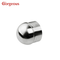Rails de garde-corps pour escaliers d'intérieur, 100 pièces, kit, capuchons en acier inoxydable, accessoires pour marches