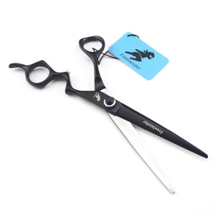 Tijeras de peluquería con mango curvo, para el hogar, para salón de belleza, 7,0 pintura - Product Image 5
