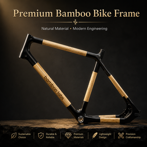 Custom Painted Bamboo Labs Mountain Bike <b>Frame</b> Aluminum Alloy with Universal Compatibility and Unique Geometries - Product Image 5