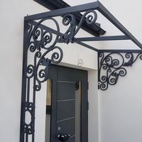 Puertas y Ventanas de Hierro Forjado Personalizadas para Edificios Residenciales de Villas Modernas
