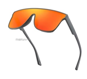 แว่นกันแดดตาแมวขนาดใหญ่สุดหรูพร้อมปุ่มเพาเวอร์รูปแบบการป้องกัน UV400กรอบเลนส์ชิ้นเดียวผ่านการรับรอง CE - Product Image 6