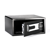 EXCELITE Cabinet banquier avec 2 serrures à clé ignifuge bureau personnalisé boîte à pistolet numérique biométrique petit grand résistant au feu hôtel coffre-fort