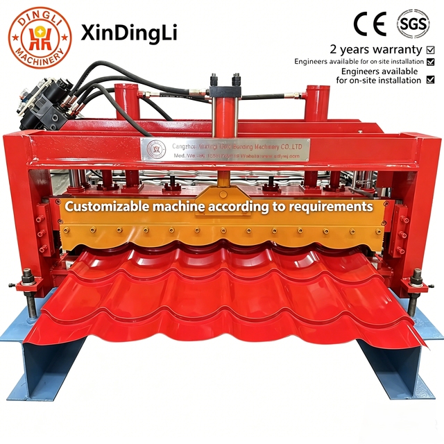 New Product Launch Galvanized Steel Roofing Sheet Press Machine Glazed Tile Making Machine