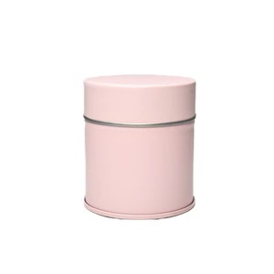 Lata de Matcha Personalizada de 60X68mm, Lata Metálica Hermética con Tapa Interior para Almacenamiento de Té Matcha de 30g 40g 50g, Color Rosa Dorado, OEM - Product Image 1