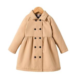 Abrigo Largo de Invierno 2026 para Niñas, Novedad en Ropa de Abrigo para Niños, Venta al por Mayor para Comercio Exterior, Tejido de Estambre con Relleno 100% Poliéster - Product Image 5