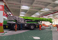 Machinerie de levage, grue sur pneus tout-terrain mobile de 85 tonnes, ZRT850