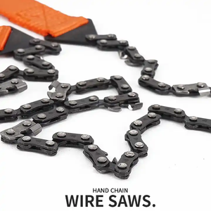 Outdoor Camping Mini Survival Gear Zwart Oranje Sharps Opvouwbare Zak Kettingzaag - Product Image 3