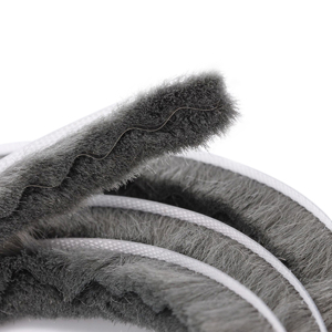 Thời tiết Tước Con dấu rãnh với Poly đống ngưỡng niêm phong Dải bàn chải weatherstrip apposite cửa sổ và cửa ra vào - Product Image 6