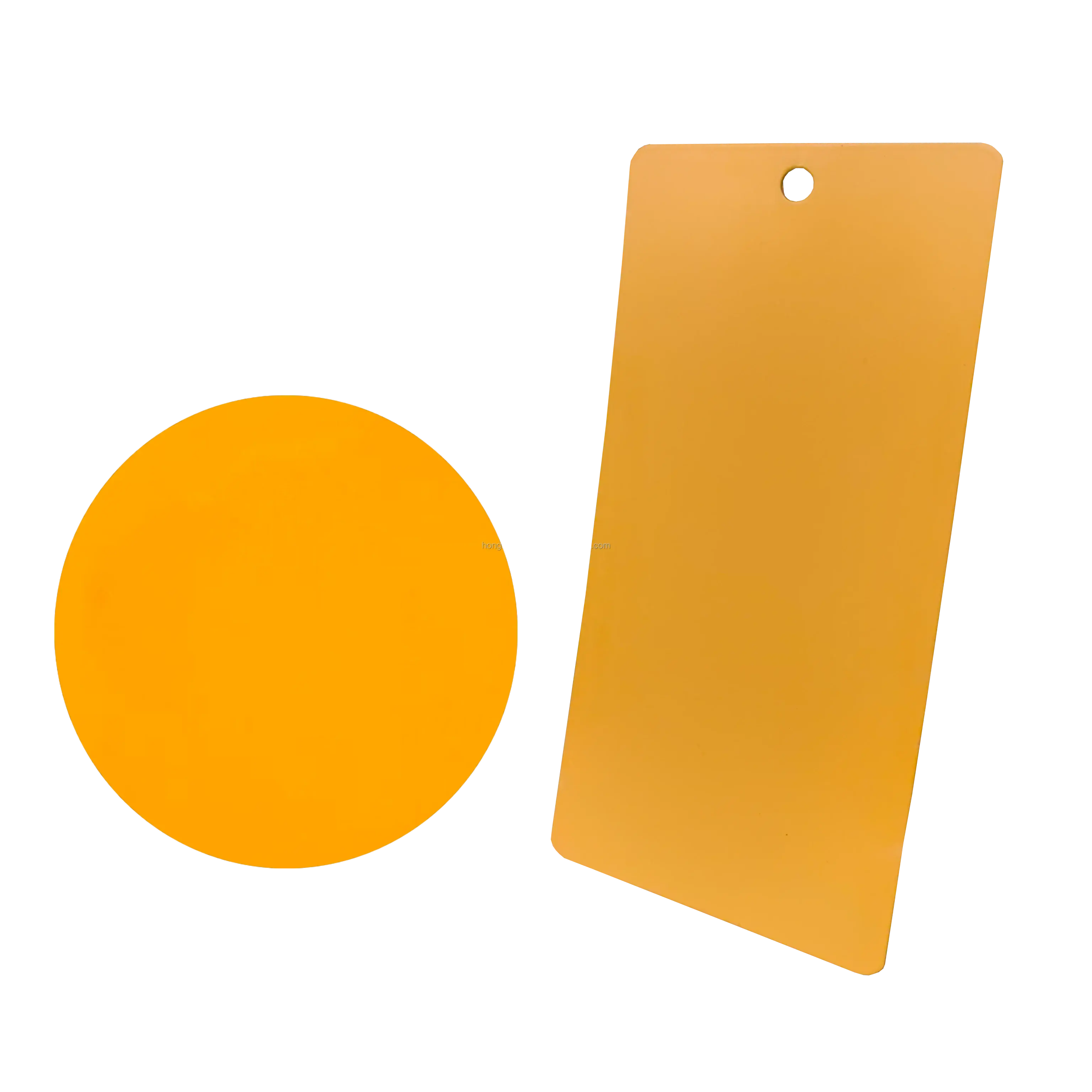 RAL1028 matte orange gelbe temperaturbeständige elektrostatische Pulverfarbe-Schicht für Warnung Stahlplatte Platte Dekoration Schutz