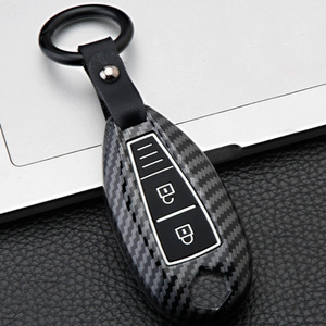 Carbon Sáng Bóng Sợi Xe <span class=keywords><strong>Key</strong></span> Bỏ Túi Nhỏ Gọn Silicone Tự Động Từ Xa Chính Trường Hợp Bìa Cho <span class=keywords><strong>Suzuki</strong></span> - Product Image 4