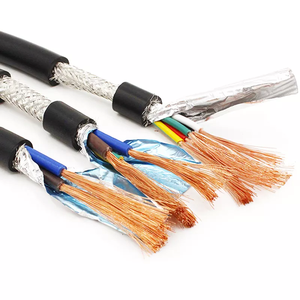 Cable de Alimentación Blindado H05VV-F RVVP de 450V con Malla de Cobre Estañado, 24AWG <span class=keywords><strong>22AWG</strong></span>, Revestimiento de PVC para Protección EMI - Product Image 2
