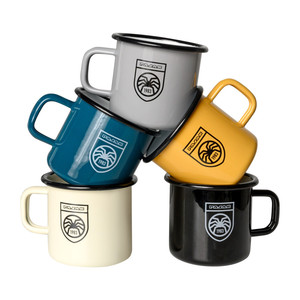 Taza de metal para beber <span class=keywords><strong>café</strong></span> con borde negro, 8oz, 12oz, 16oz, 18oz, 21oz, con logotipo personalizado impreso - Product Image 3