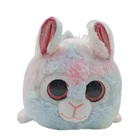 Personnalisé doux arc-en-7 pouces en peluche cylindre en peluche jouet