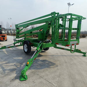 Nacelle élévatrice télescopique araignée RST L-412 de 18 m montée sur remorque pour la construction et la maintenance - Product Image 3