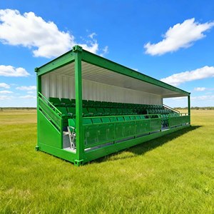Tribune de football portable en acier, tribunes pour spectateurs sportifs, tribune de stade de football avec roulettes pour la vente en Irlande et au Royaume-Uni - Product Image 5