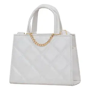 Bolso bandolera Nika Blanco Fana, diseño acolchado blanco, forma rectangular, para uso doméstico - Product Image 4