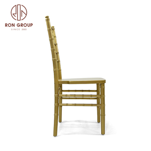 China Chiavari Catering ceremonia lujo oro silla metal chivari chavari Tiffany Hotel evento Fiesta boda salón muebles silla - Product Image 5