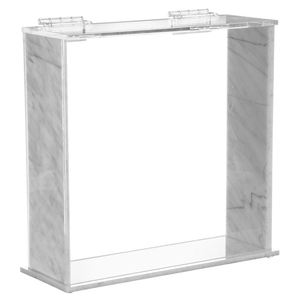 Judaica Lucite support de boîte de Matzah en marbre sur pied boîte à biscuits en acrylique - Product Image 4