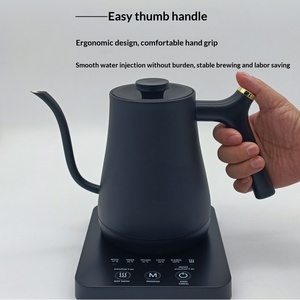 กาต้มน้ำไฟฟ้าสแตนเลส Bokar แบบปากยาวทรงโค้ง สำหรับ<span class=keywords><strong>ชง</strong></span><span class=keywords><strong>กาแฟ</strong></span>ดริป ความจุ - รักษาความร้อนได้นานหลายชั่วโมง - Product Image 4