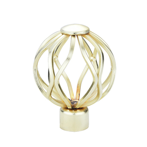 Mejor compra, decoración moderna para el hogar, precio de fábrica barato, remates para barras de cortina, extremos de cortina, remates de riel de cortina de alta resistencia en stock - Product Image 1