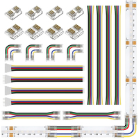 FCOB FOB 2Pin 3Pin 4Pin 5Pin 6Pin 8Mm 10Mm 12Mm Sin soldadura Cob Led Strip Connector