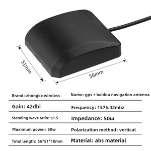 Mini Antenna esterna attiva per auto Antenna ad alta precisione a doppia frequenza L1 + L5 <span class=keywords><strong>GPS</strong></span> che riceve Antenna con stabilizzazione del segnale - Product Image 4