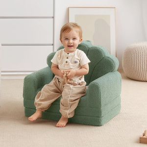<span class=keywords><strong>YOBO</strong></span>, diseño moderno, sofá convertible 2 en 1, funda suave lavable, silla plegable para niños pequeños, tumbona cómoda, bonita carcasa para sala de estar - Product Image 4