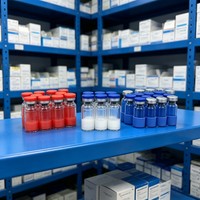 Bubuk Peptida Tembaga Biru WV Brand 99% GHK-Cu (Tembaga Tripeptida-1) Bahan Baku Kosmetik dengan COA & MSDS