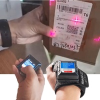 Mini Lector de Códigos QR Visible para Móvil, Lector de Códigos de Barras Inalámbrico Portátil de Bolsillo, Escáner de Códigos de Barras Inalámbrico para Muñeca