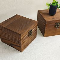 Kit d'outils de couture carré en bois, organisateur de rangement portable avec aiguilles, fil, ciseaux, épingles, pour étudiants, dortoir, maison, bricolage et artisanat