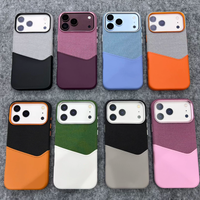 Étui magnétique de luxe en cuir PU pour iPhone 15 16 17 18 Pro Max avec porte-cartes et chargement sans fil – Design professionnel