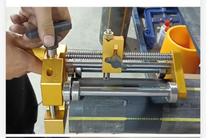 Nouvel éplucheur/décapant manuel rotatif pour tuyaux en plastique, modèle ergonomique, pour PE de 110 à 500 mm - Product Image 5