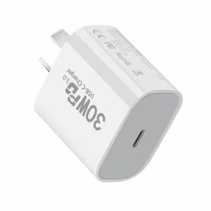 อะแดปเตอร์ชาร์จไฟแบบติดผนัง 30W PD 3.0 USB C ช่องเสียบคู่ ชาร์จเร็ว สำหรับโทรศัพท์มือถือและแท็บเล็ต - Product Image 2