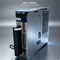 Controlador de Servo Yaskawa Serie Sigma-V SGDV-1R6A01A, Accionamiento de Alta Precisión para Maquinaria de Procesamiento, Posicionamiento Monofásico 200V