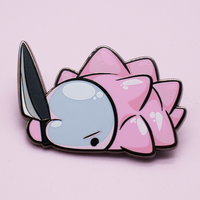 Épinglette en métal plaqué personnalisée avec un design de dessin animé mignon, épinglette en émail dur personnalisée avec impression sur écran